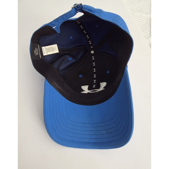 Under Armour Blue Baseball Cap Strapback Hat - Picture 5 of 7